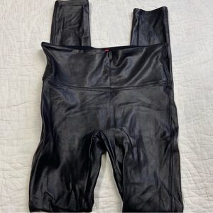 Spanx Faux Leather Leggings size Small
